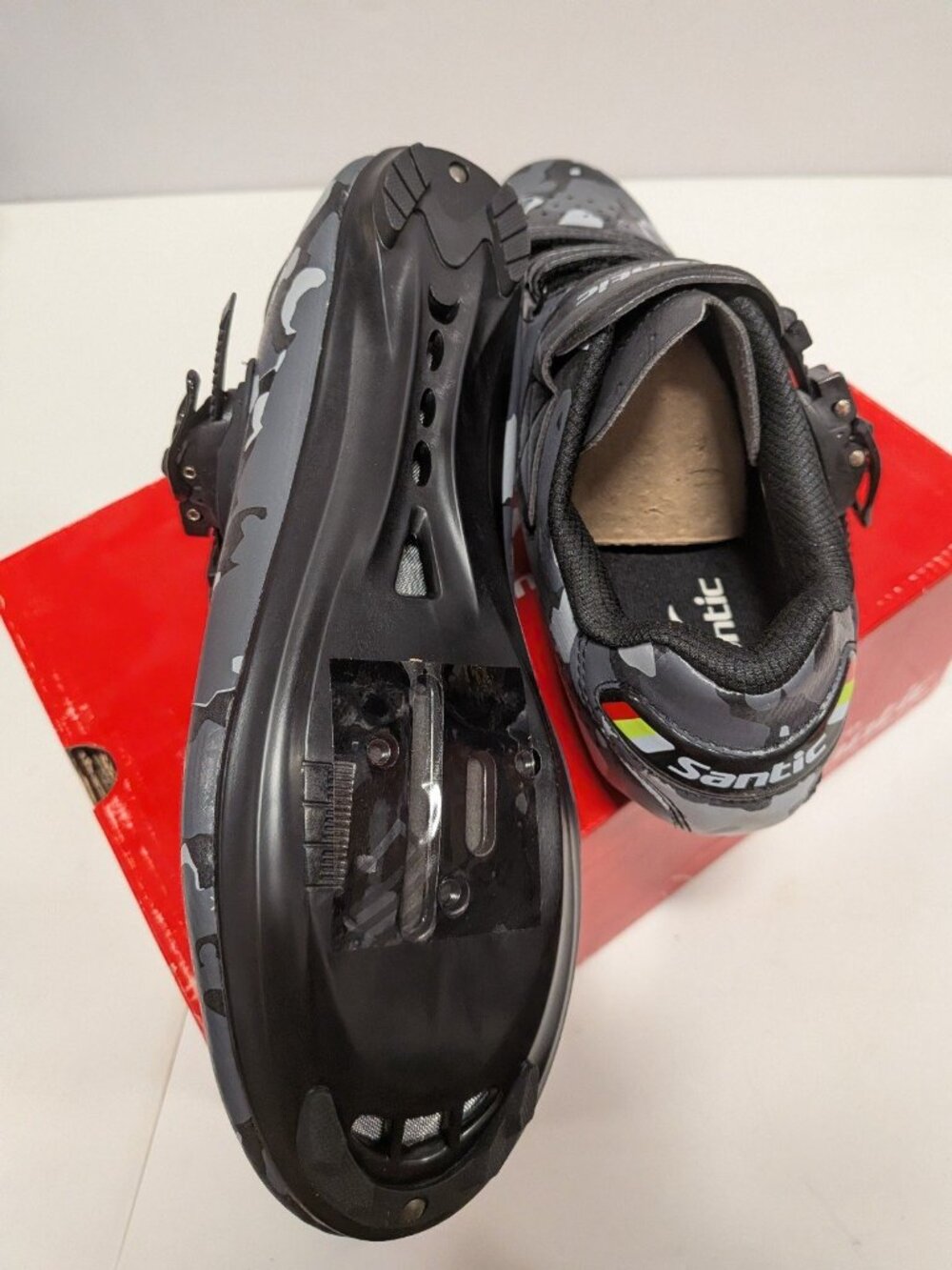Santic Unisex Cycling Shoes Indoor Road Bike Shoes sz 43 - Picture 6 of 7